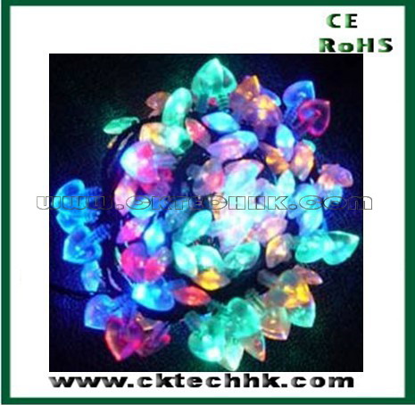 LED Christmas lights, LED party bulbs, LED string lights, heart