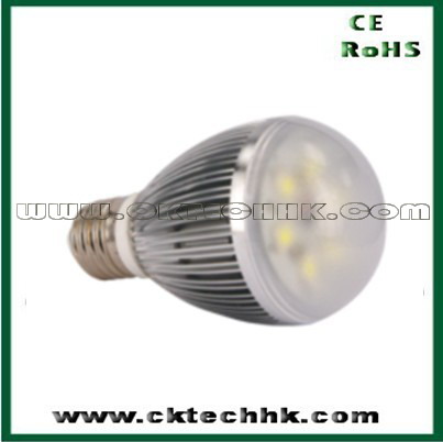 dimmable LED bulb 5x1W with E27 GU10