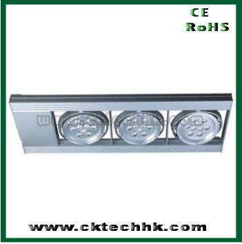 High power LED ceiling light 3x9x1W