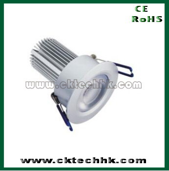 High power LED dimmable downlight 1*10W