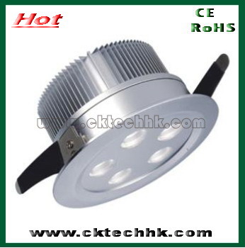 High power LED dimmable downlight 5*1W/5*3W