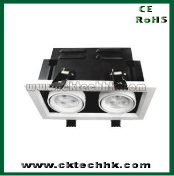 High power LED dimmable light 2*3*1W/2*3*3W