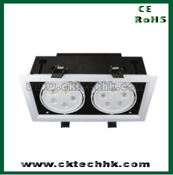 High power LED dimmable light 2*5*1W