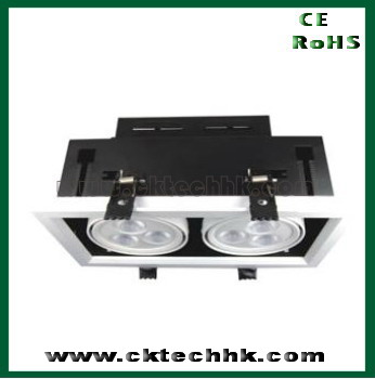 High power LED dimmable light 2*3*1W/2*3*3W