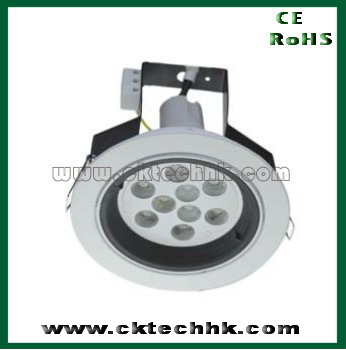 High power LED dimmable light 9*1W