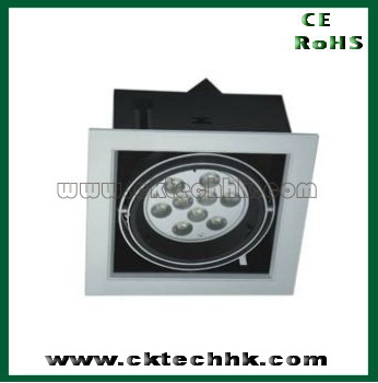 High power LED dimmable light 9*1W