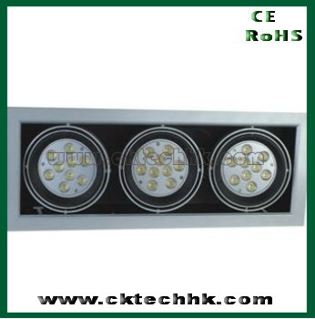 High power LED dimmable light 3*9*1W