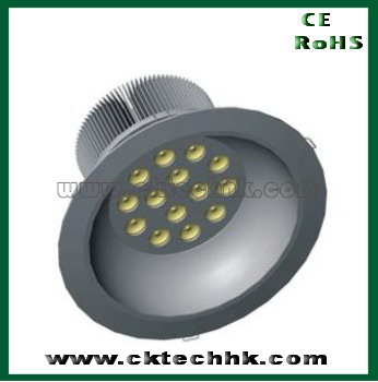 High power LED dimmable downlight 14x1W