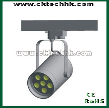 High power LED track light 6x1W/6x3W