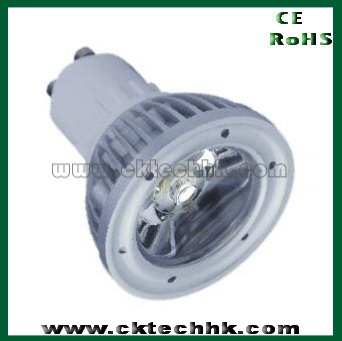 High power LED light bulb 1x1W/1x3W, GU10, MR16, E27