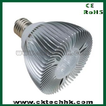 High power LED light bulb 5x1W, E27