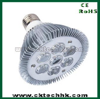 High power LED light bulb 7x1W, E27