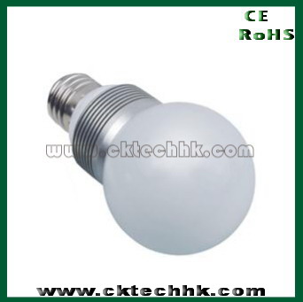 High power LED light bulb 3x1W, E27