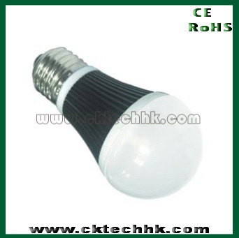 High power LED light bulb 4x1W, E27, E26, B22